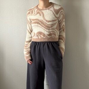 Brown Fuzzy Hollister Sweater
